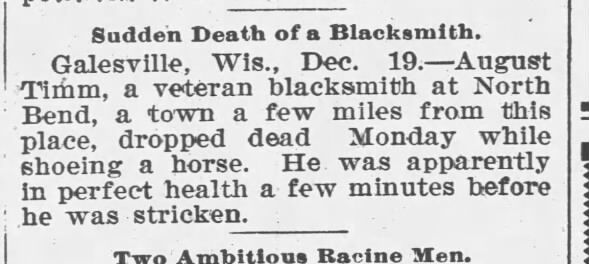 Clipping from The Lake Geneva Herald